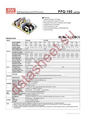 PPQ-100C datasheet  